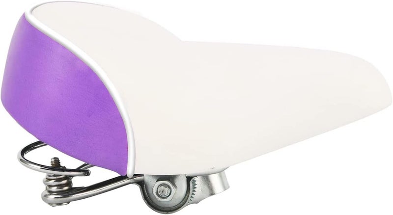EIRONA Wide Kids Bike Seat for Girls Bike, Purple & Pink - Image 4